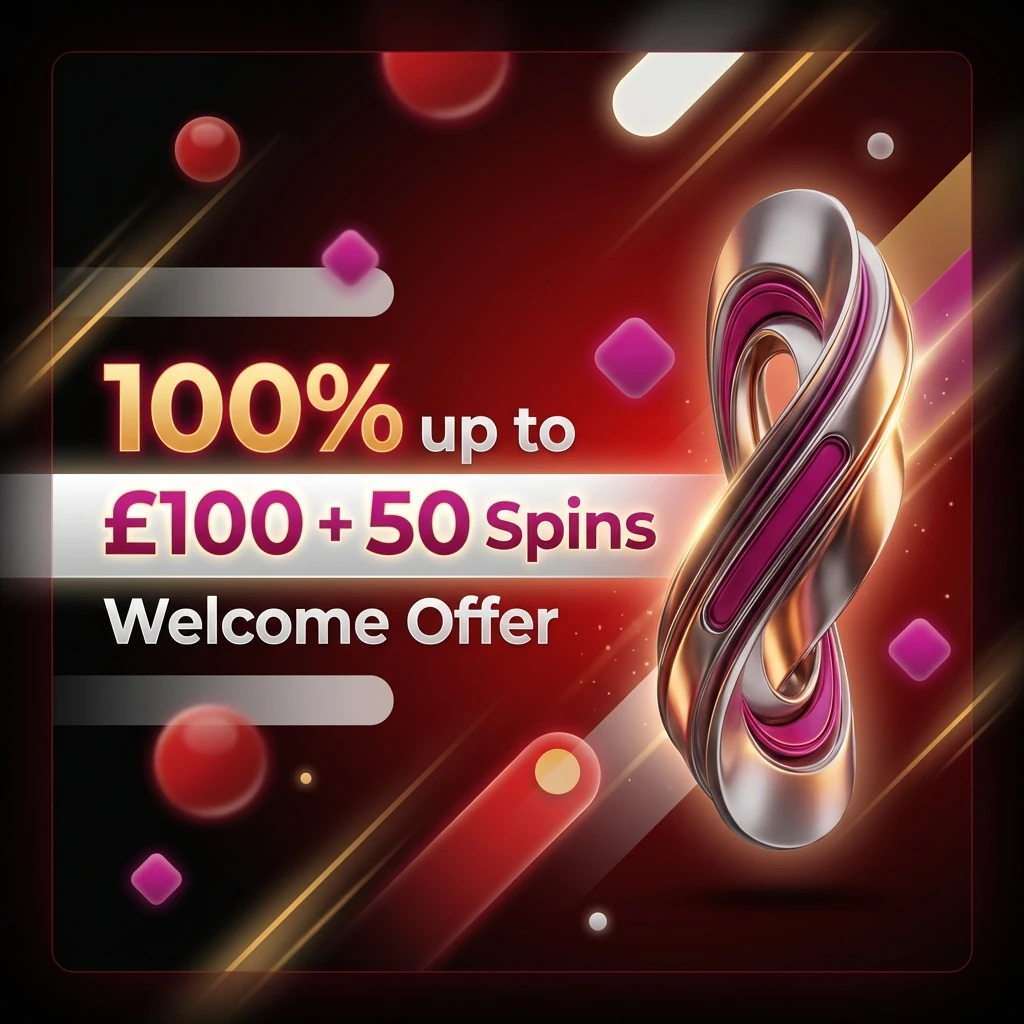 100% up to £100 + 50 Spins Welcome Offer